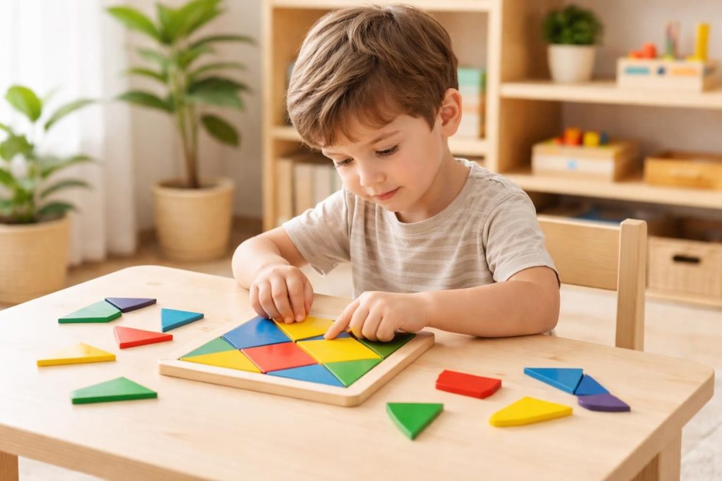 explorez comment le tangram montessori stimule la créativité, la concentration et le développement cognitif des enfants grâce à cette activité ludique et éducative.