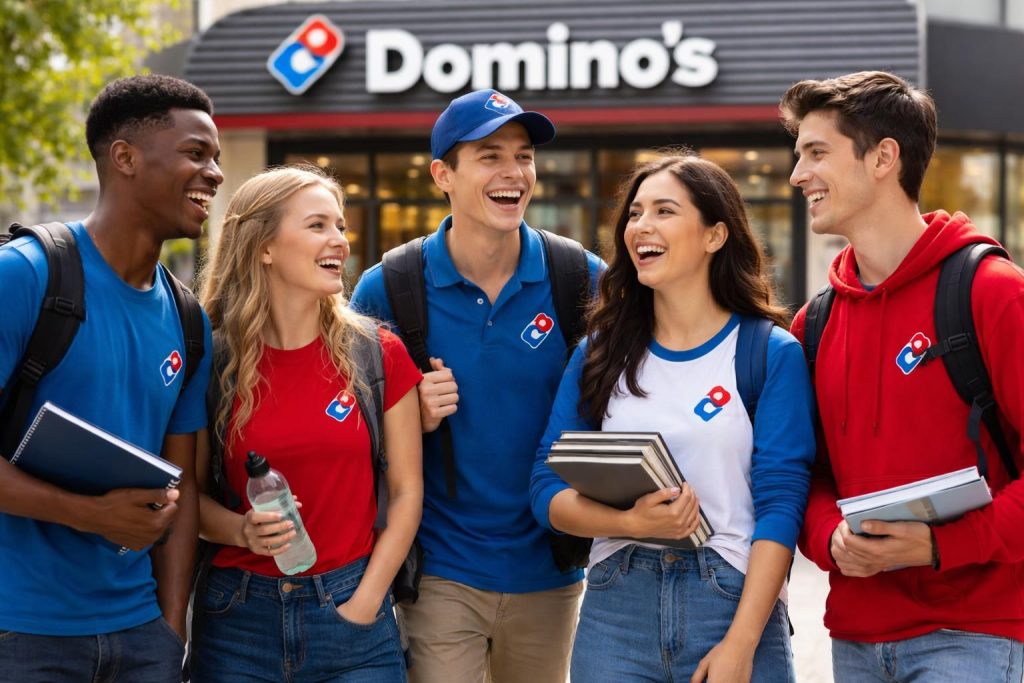 domino's pizza recrute des étudiants motivés pour rejoindre son équipe dynamique. postulez dès maintenant et bénéficiez d'une expérience professionnelle enrichissante !