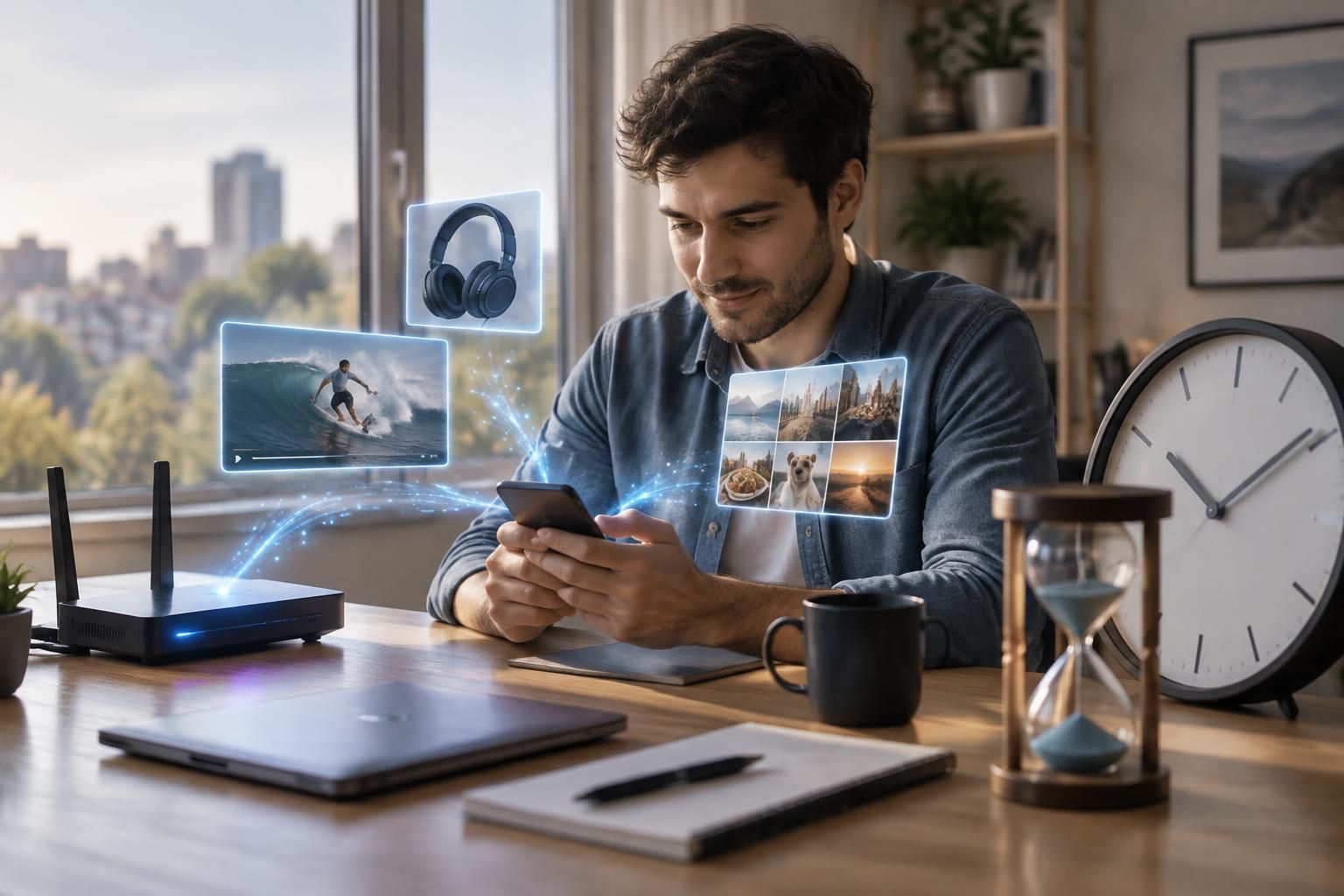 découvrez combien d’heures de navigation, de streaming ou de musique permettent 1 go d’internet, selon vos usages.