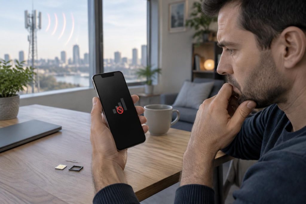 découvrez les solutions pour corriger l’erreur « non enregistré sur le réseau » sur votre téléphone et retrouver rapidement une connexion mobile.